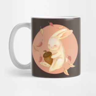 Fall Bunny With Acorn Mug